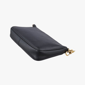 Pre-owned Fendi accessory pouch Black Leather 8M0271 handbag | stylenewstar