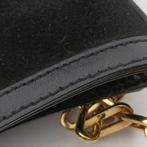 Vintage Gucci Tiger Head Black Suede×leather 001.41 shoulderbag | stylenewstar