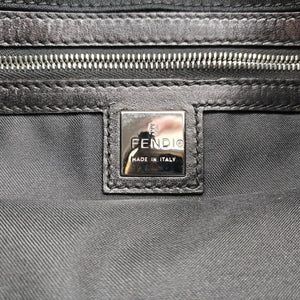 Pre-owned Fendi Baguette Black nylon 091611 handbag | stylenewstar