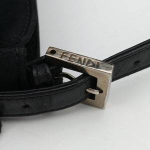 Pre-owned Fendi Baguette Black nylon 091611 handbag | stylenewstar