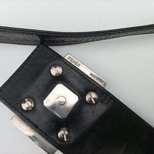 Pre-owned Fendi Baguette Black nylon 091611 handbag | stylenewstar
