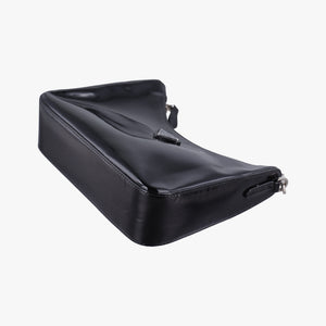 Pre-owned Prada Re-Edition Black Patent leather  shoulderbag | stylenewstar
