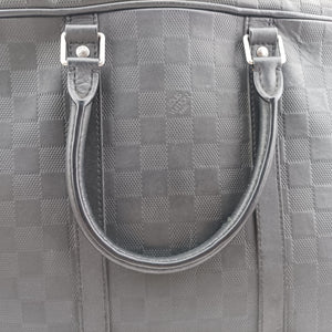 Pre-owned Louis Vuitton Porte-Document Voyage onyx Damier Infini N41146 handbag | stylenewstar