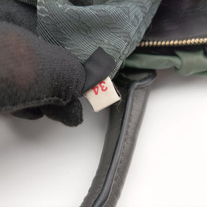 Secondhand Prada Gaufre Green nylon×Leather BN2805 shoulderbag | stylenewstar