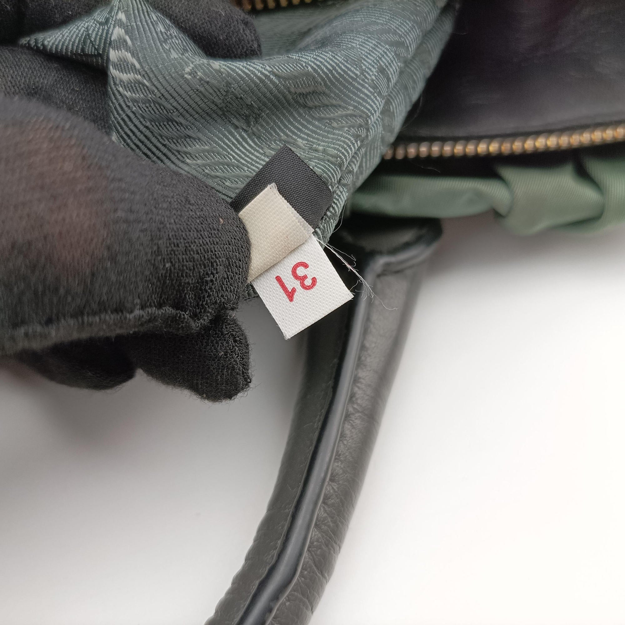 Secondhand Prada Gaufre Green nylon×Leather BN2805 shoulderbag | stylenewstar