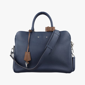 Vintage Louis Vuitton Taurillon Armand Briefcase Navy Leather M54380 shoulderbag | stylenewstar