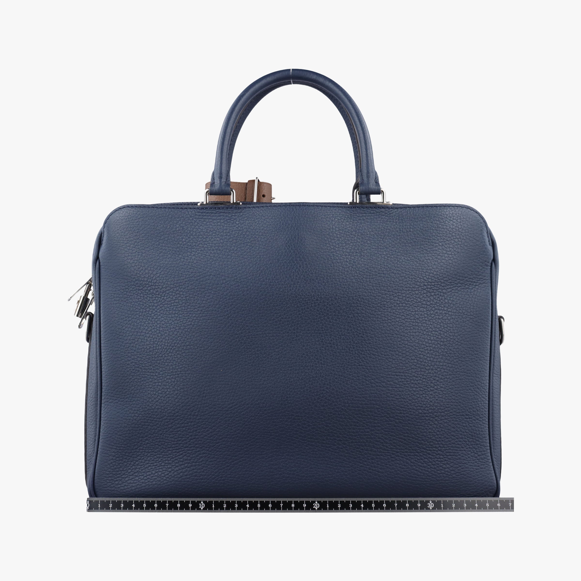 Vintage Louis Vuitton Taurillon Armand Briefcase Navy Leather M54380 shoulderbag | stylenewstar