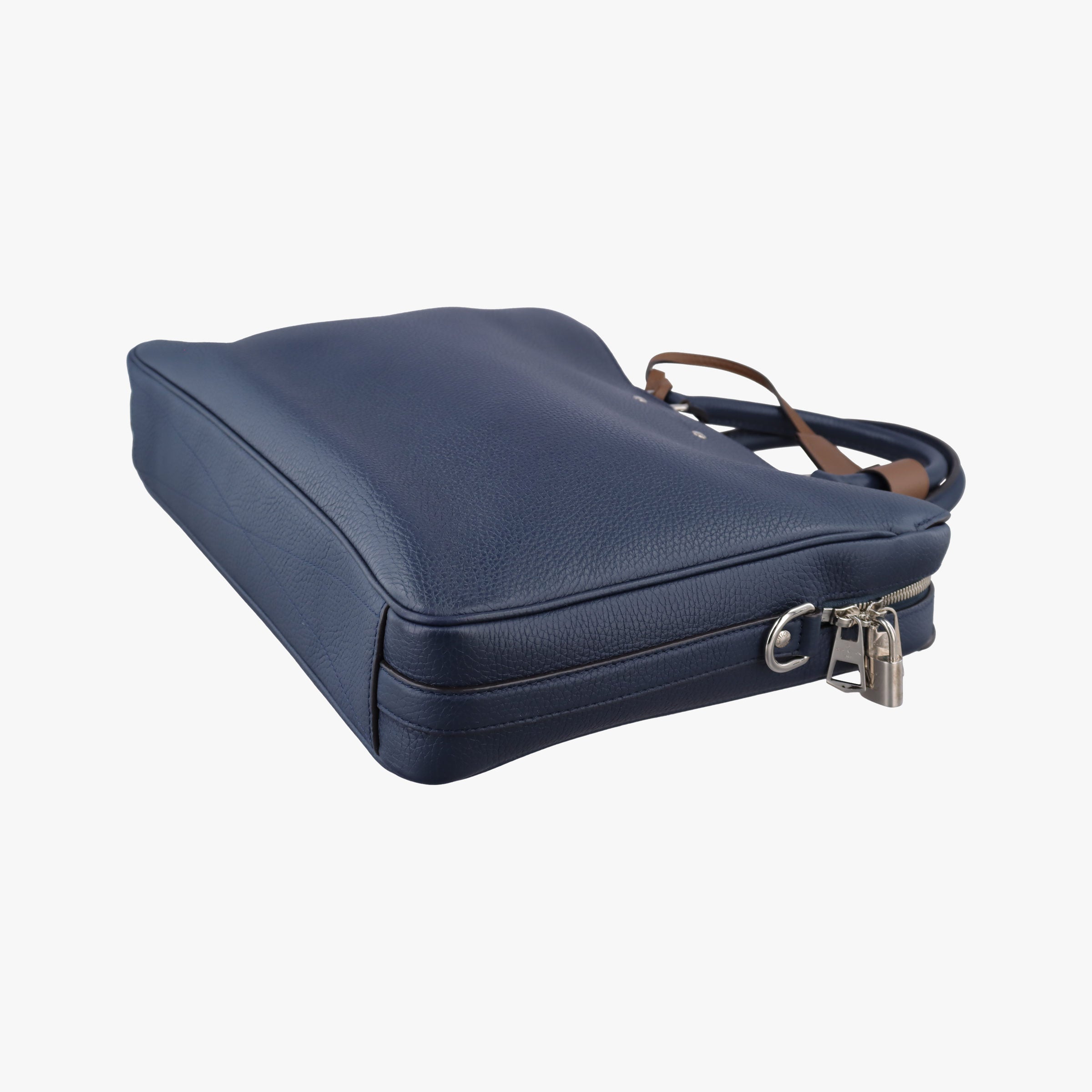 Vintage Louis Vuitton Taurillon Armand Briefcase Navy Leather M54380 shoulderbag | stylenewstar