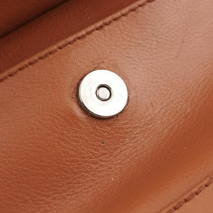 Secondhand Christian Dior D Logo Hobo Brown leather  shoulderbag | stylenewstar