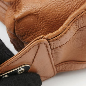 Secondhand Christian Dior D Logo Hobo Brown leather  shoulderbag | stylenewstar