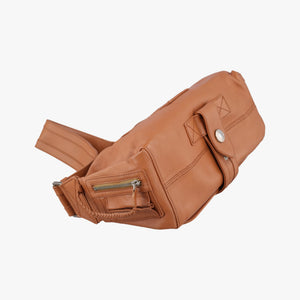 Secondhand Christian Dior D Logo Hobo Brown leather  shoulderbag | stylenewstar