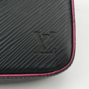 Pre-owned Louis Vuitton Pochette Felice Noir×Pink Epi M64579 shoulderbag | stylenewstar