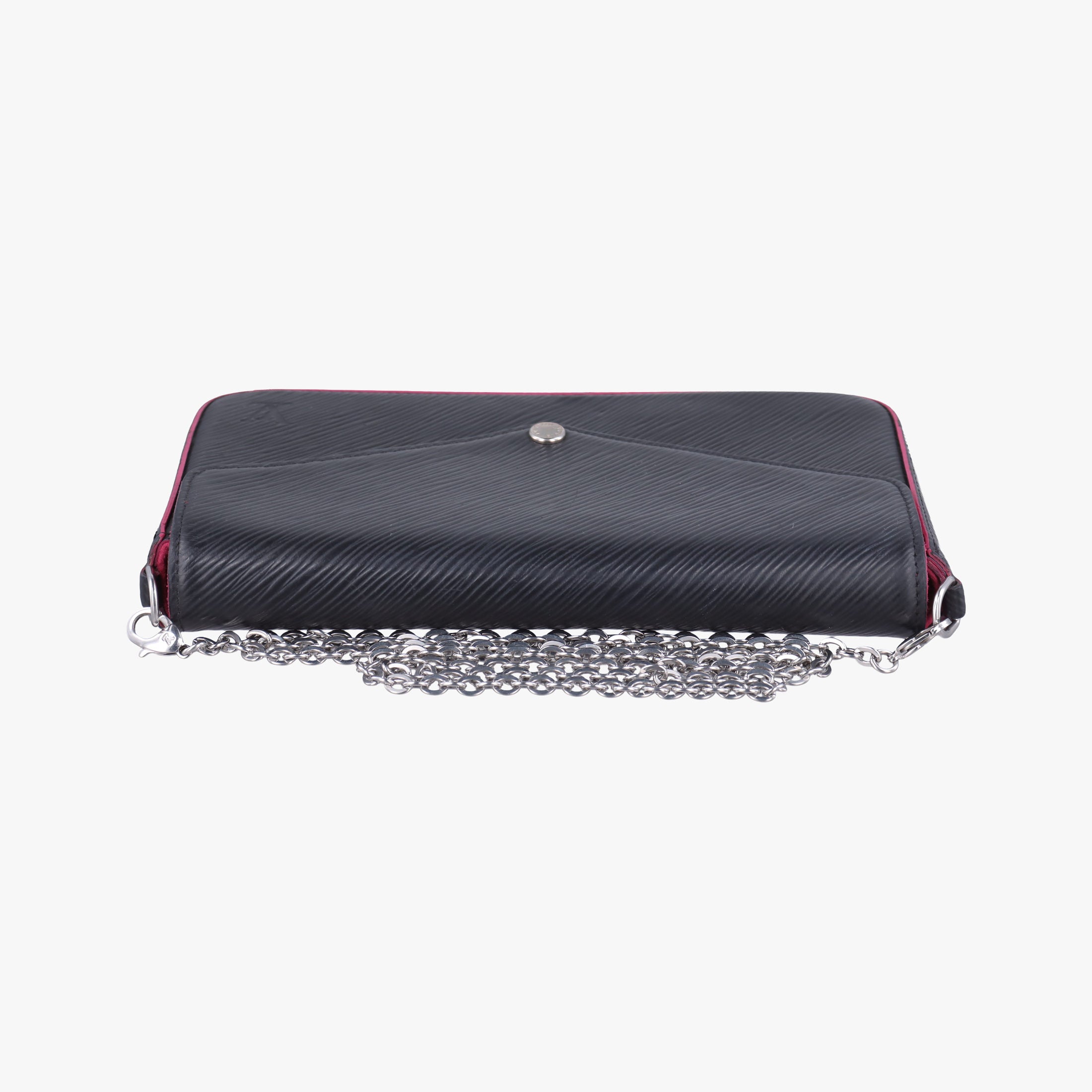 Pre-owned Louis Vuitton Pochette Felice Noir×Pink Epi M64579 shoulderbag | stylenewstar