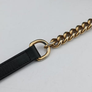 Pre-owned Gucci GG Marmont Black Leather 447632 shoulderbag | stylenewstar
