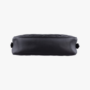 Pre-owned Gucci GG Marmont Black Leather 447632 shoulderbag | stylenewstar