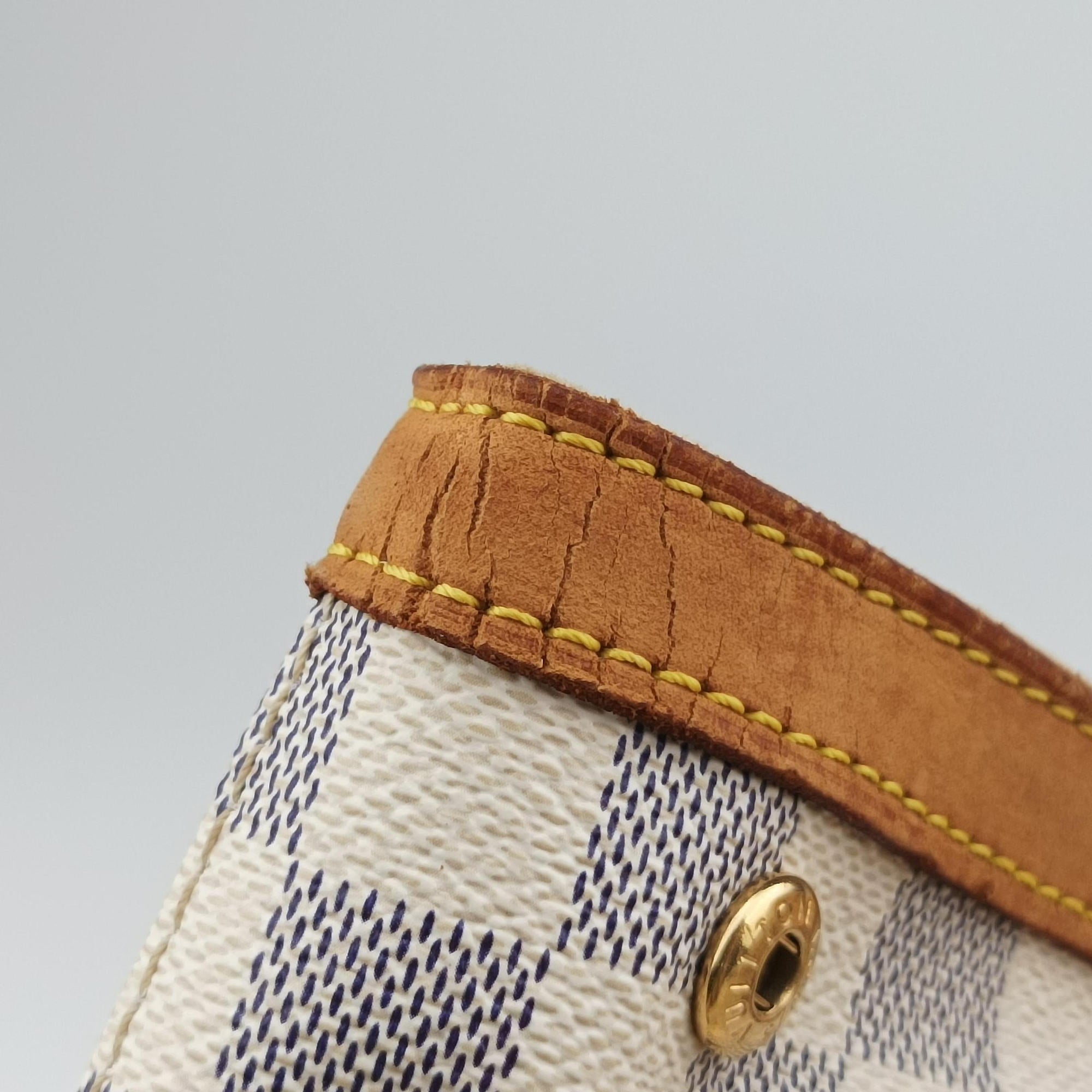 Pre-owned Louis Vuitton HAMPSTEAD MM AZUR Damier Canvas N51206 handbag | stylenewstar