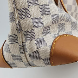 Pre-owned Louis Vuitton HAMPSTEAD MM AZUR Damier Canvas N51206 handbag | stylenewstar