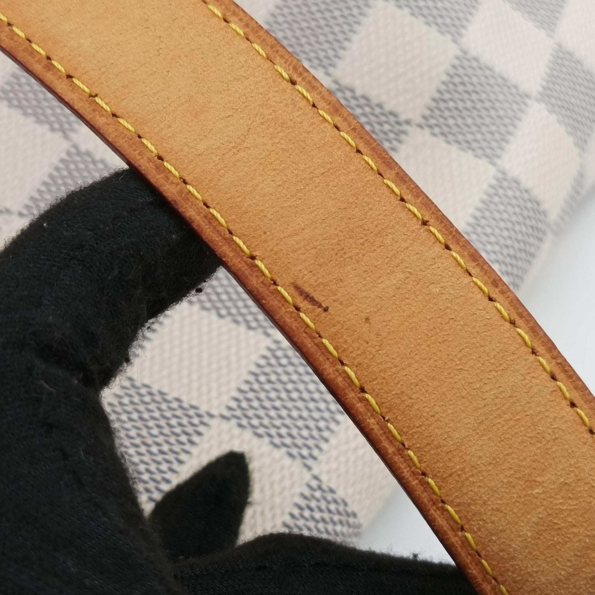 Pre-owned Louis Vuitton HAMPSTEAD MM AZUR Damier Canvas N51206 handbag | stylenewstar