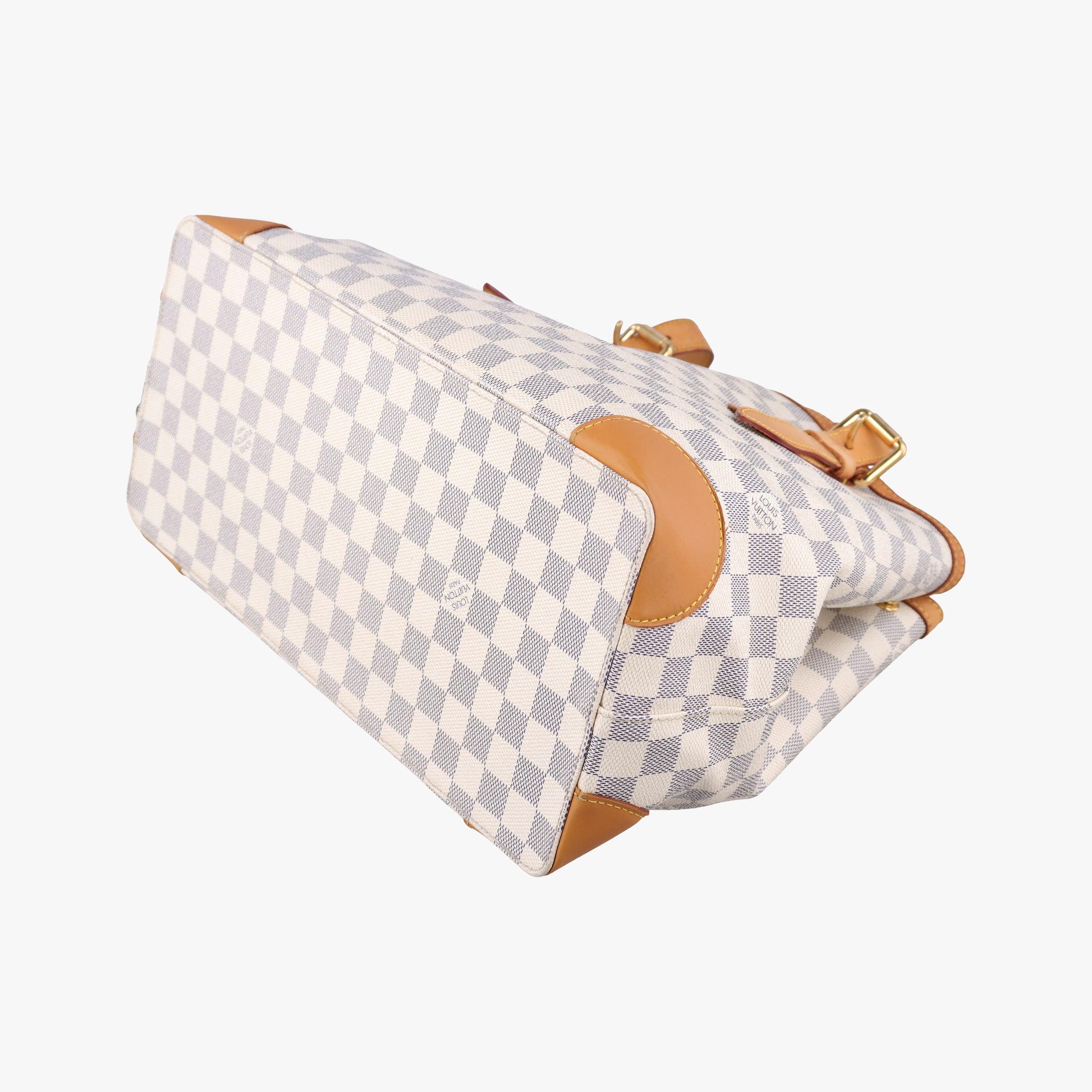 Pre-owned Louis Vuitton HAMPSTEAD MM AZUR Damier Canvas N51206 handbag | stylenewstar