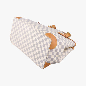 Pre-owned Louis Vuitton HAMPSTEAD MM AZUR Damier Canvas N51206 handbag | stylenewstar