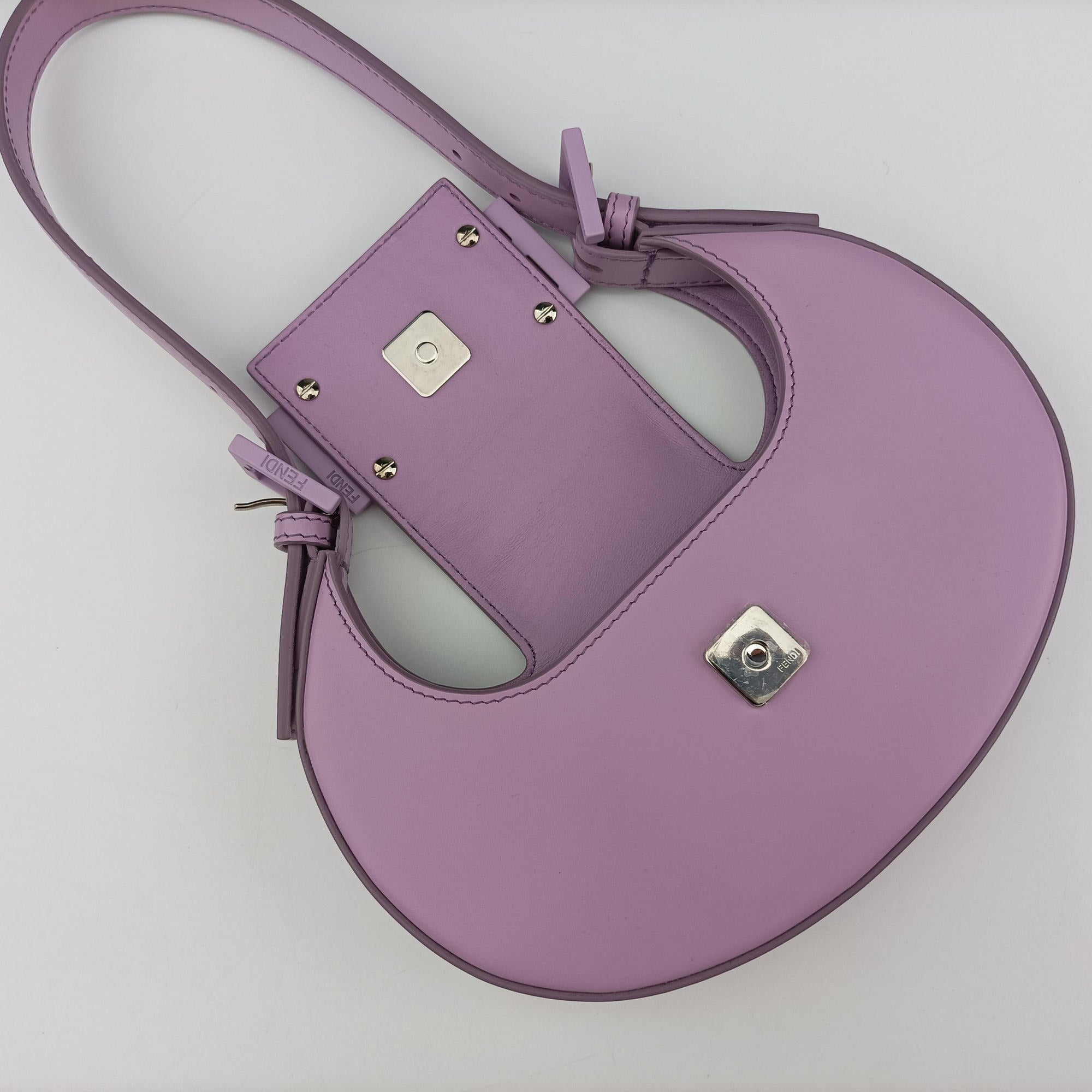 Vintage Fendi Cookie Mini Purple Leather 8BS065 shoulderbag | stylenewstar