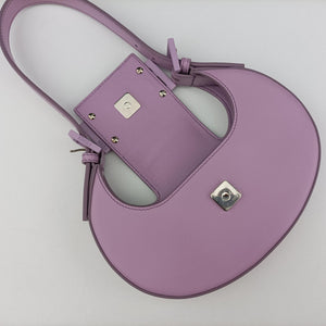 Vintage Fendi Cookie Mini Purple Leather 8BS065 shoulderbag | stylenewstar