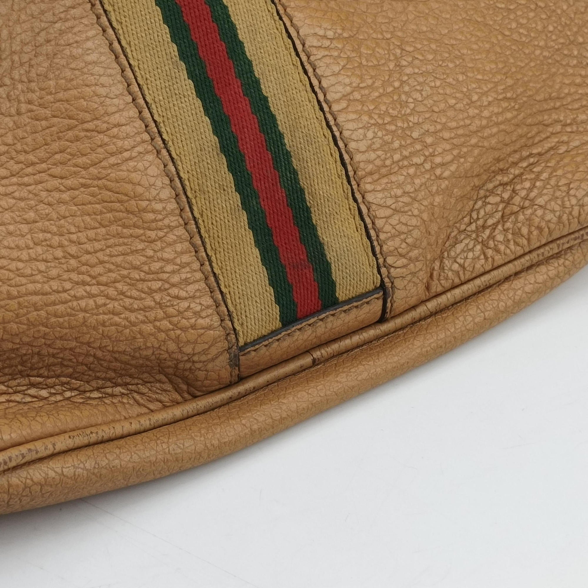 Pre-owned Gucci Microguccissima dome Beige Leather 341504 handbag | stylenewstar