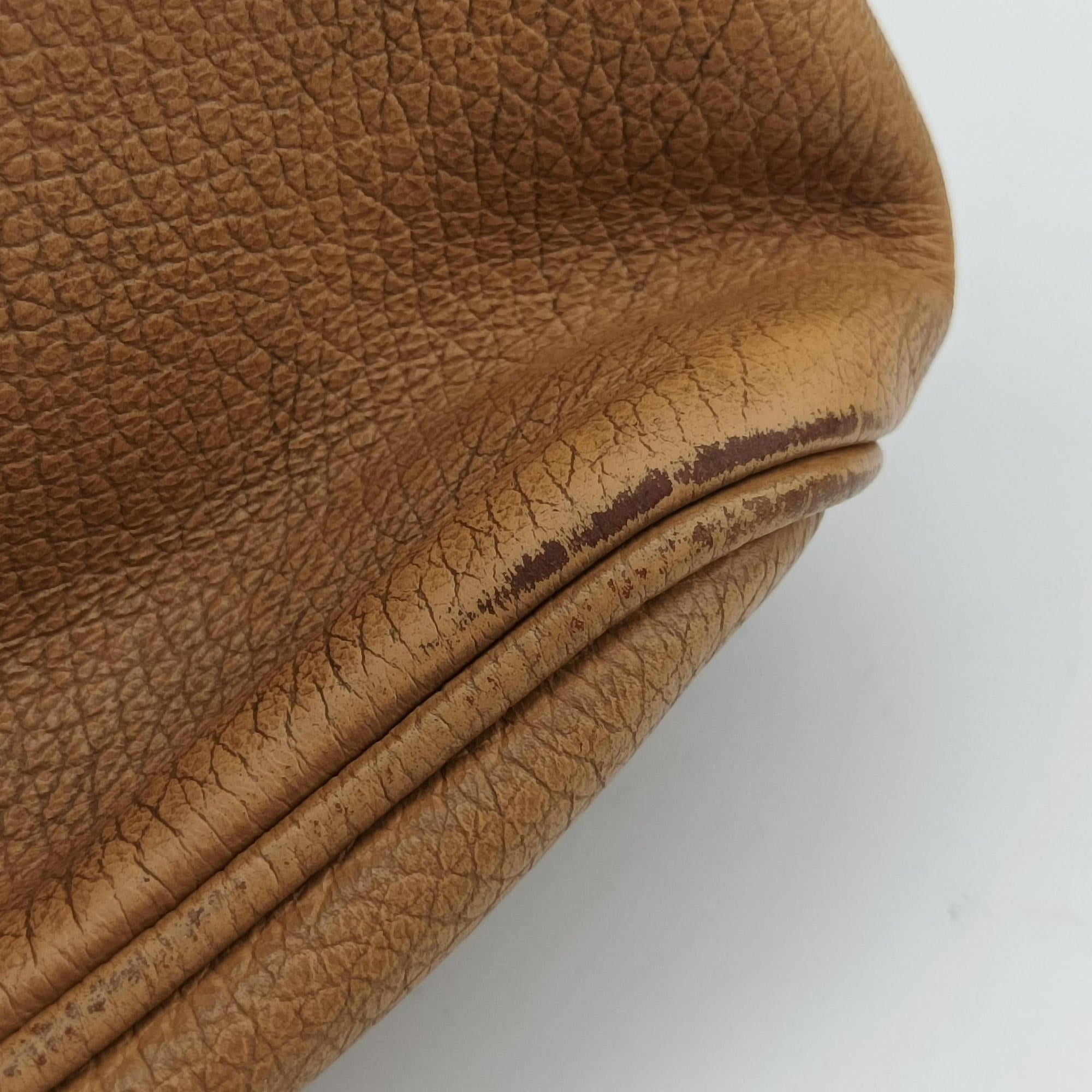 Pre-owned Gucci Microguccissima dome Beige Leather 341504 handbag | stylenewstar