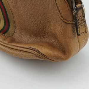Pre-owned Gucci Microguccissima dome Beige Leather 341504 handbag | stylenewstar