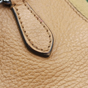 Pre-owned Gucci Microguccissima dome Beige Leather 341504 handbag | stylenewstar