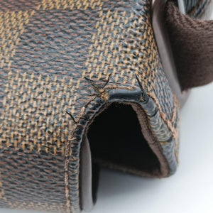 Pre-owned Louis Vuitton BROOKLYN MM EBENE Damier Canvas N51211 shoulderbag | stylenewstar