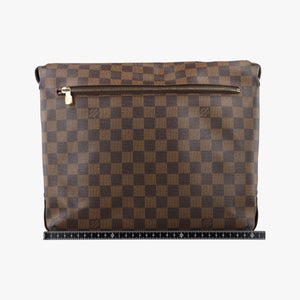 Pre-owned Louis Vuitton BROOKLYN MM EBENE Damier Canvas N51211 shoulderbag | stylenewstar