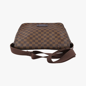 Pre-owned Louis Vuitton BROOKLYN MM EBENE Damier Canvas N51211 shoulderbag | stylenewstar