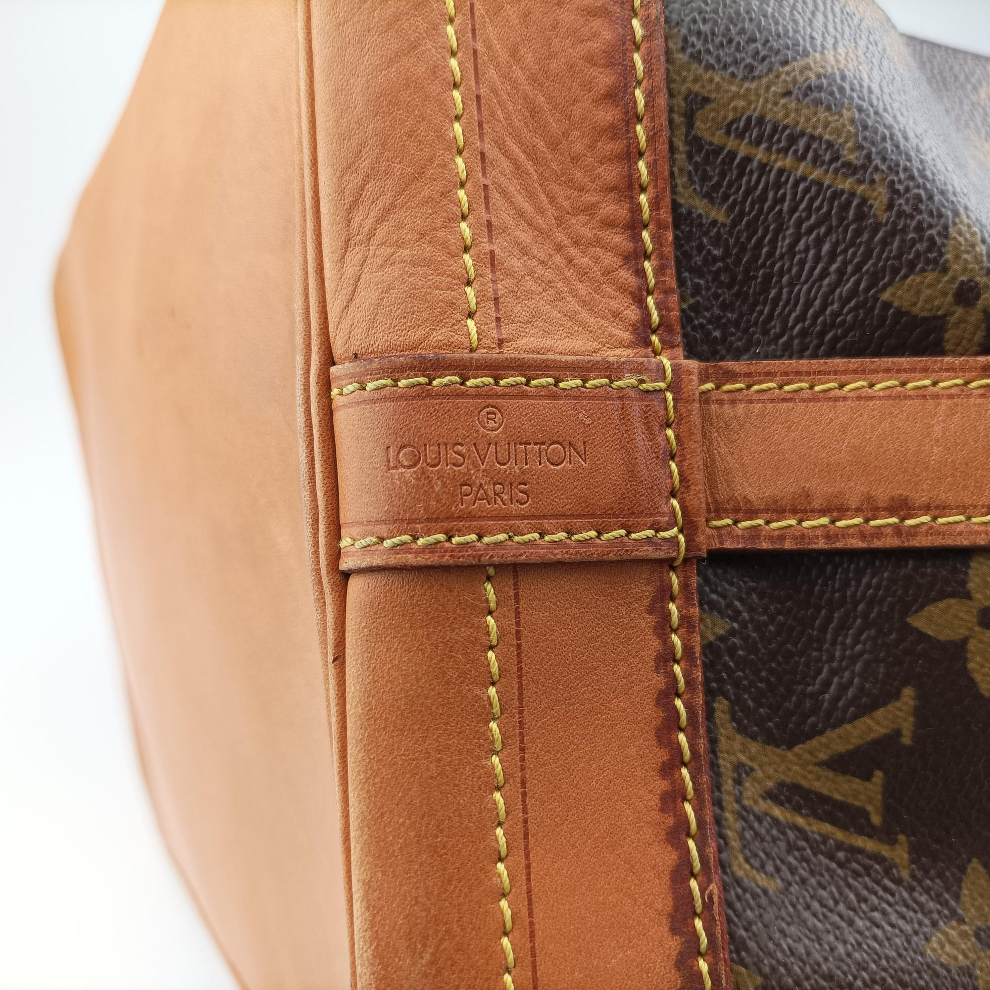 Pre-owned Louis Vuitton Noe Brown Monogram Canvas M42224 shoulderbag | stylenewstar