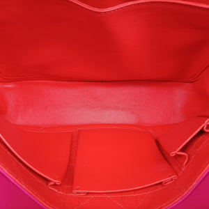 Pre-owned Christian Dior Miss Dior CANNAGE New Lock Pink lambskin  shoulderbag | stylenewstar