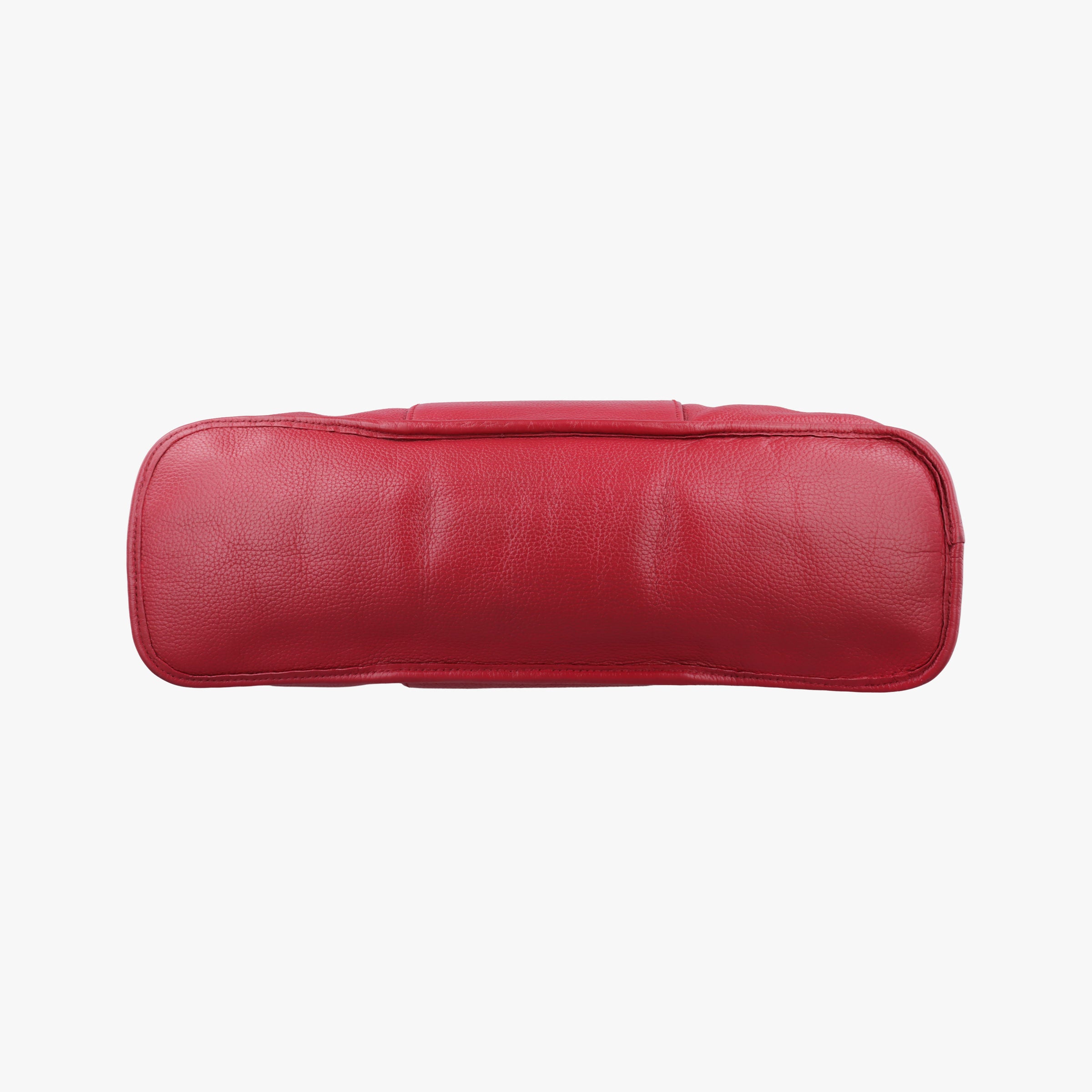 Pre-owned Hermes Cabag Elan Red Togo leather  handbag | stylenewstar