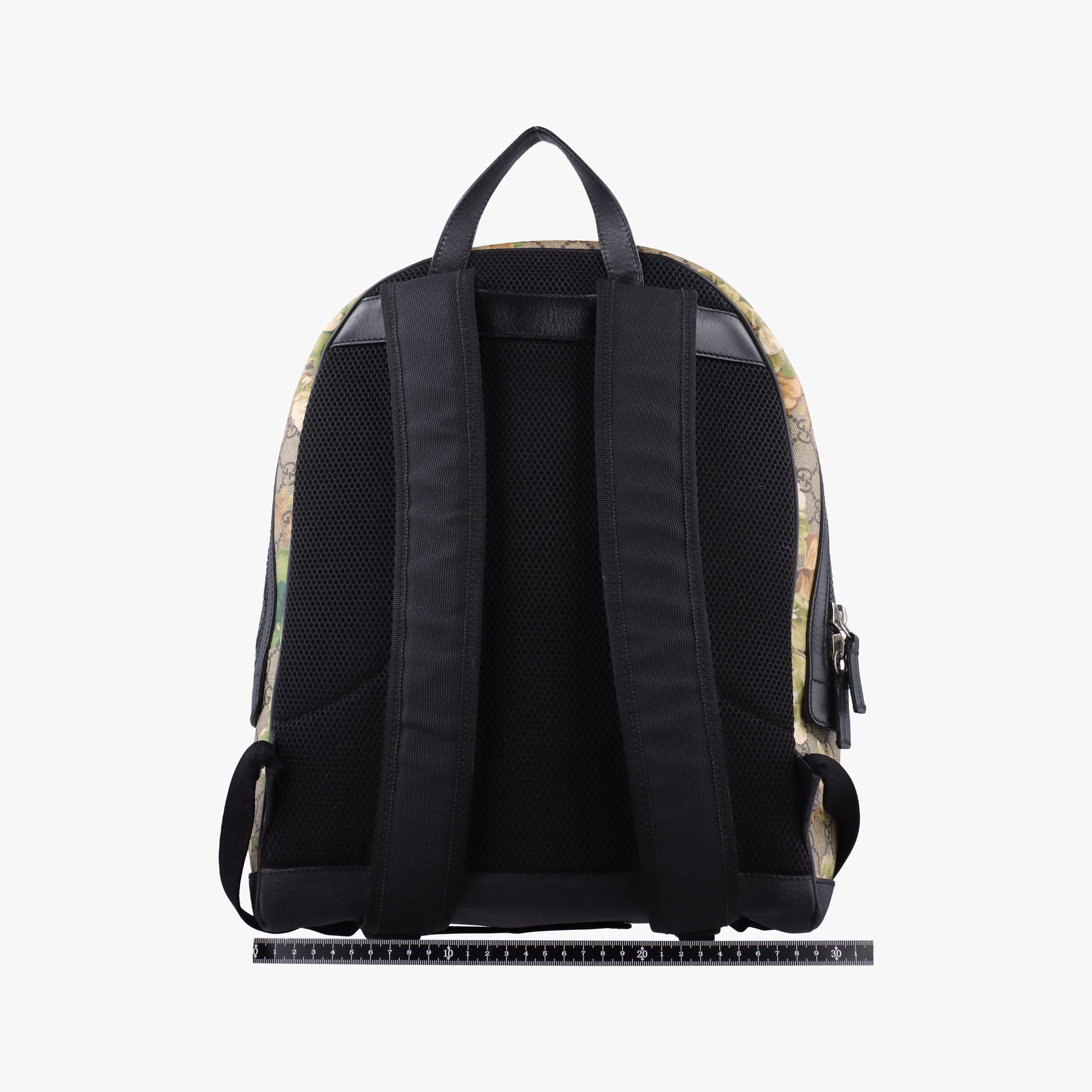 Vintage Gucci GG Blooms Brown PVC coated canvas×Leather 406370 backpack/rucksack | stylenewstar