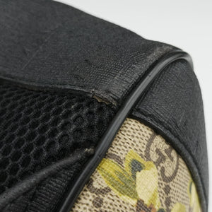 Vintage Gucci GG Blooms Brown PVC coated canvas×Leather 406370 backpack/rucksack | stylenewstar