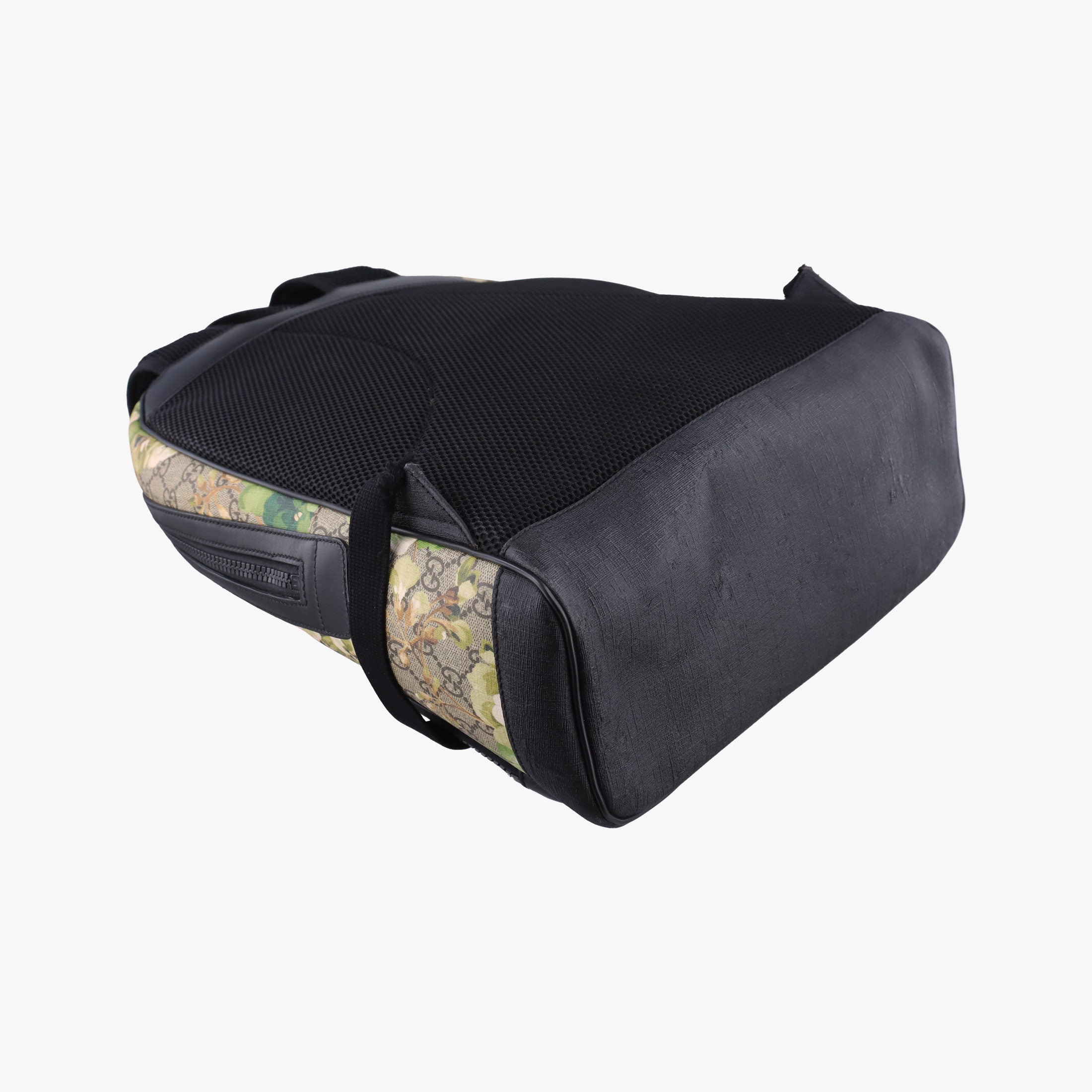 Vintage Gucci GG Blooms Brown PVC coated canvas×Leather 406370 backpack/rucksack | stylenewstar