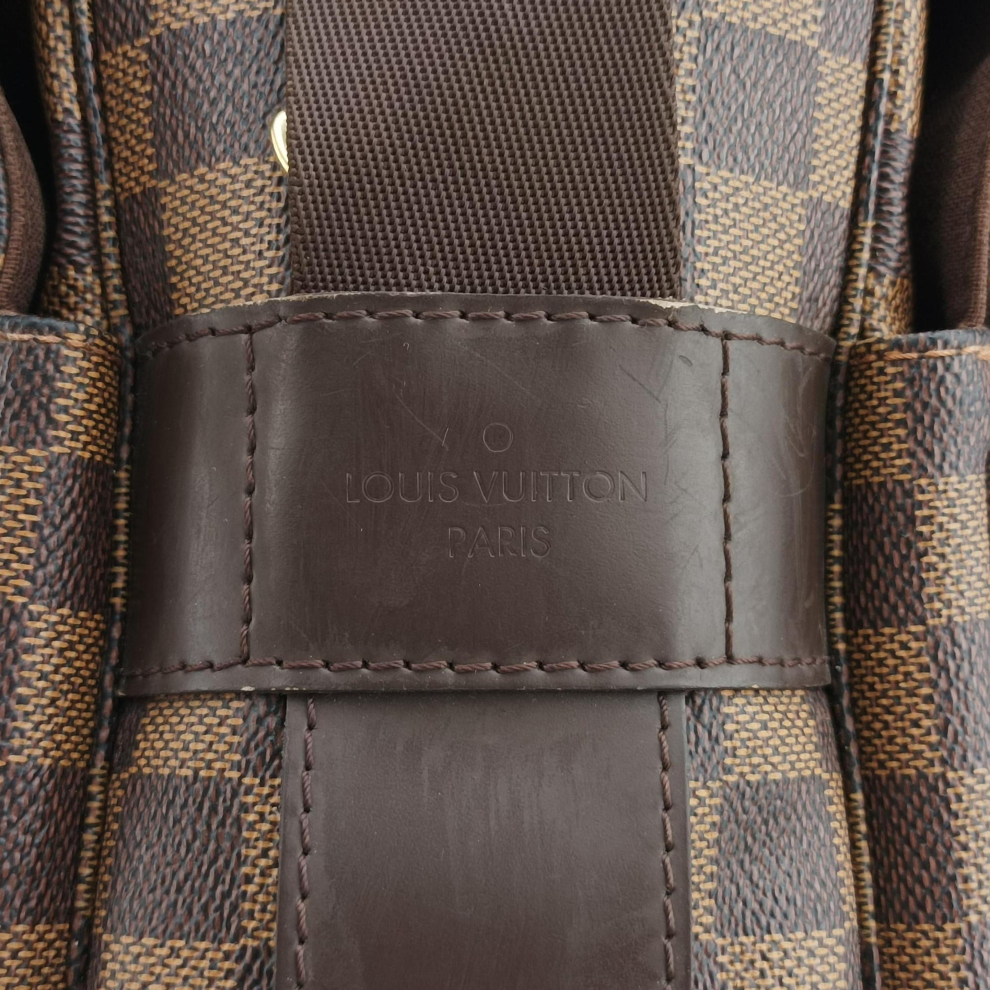 Pre-owned Louis Vuitton NAVIGLIO EBENE Damier Canvas N45255 shoulderbag | stylenewstar