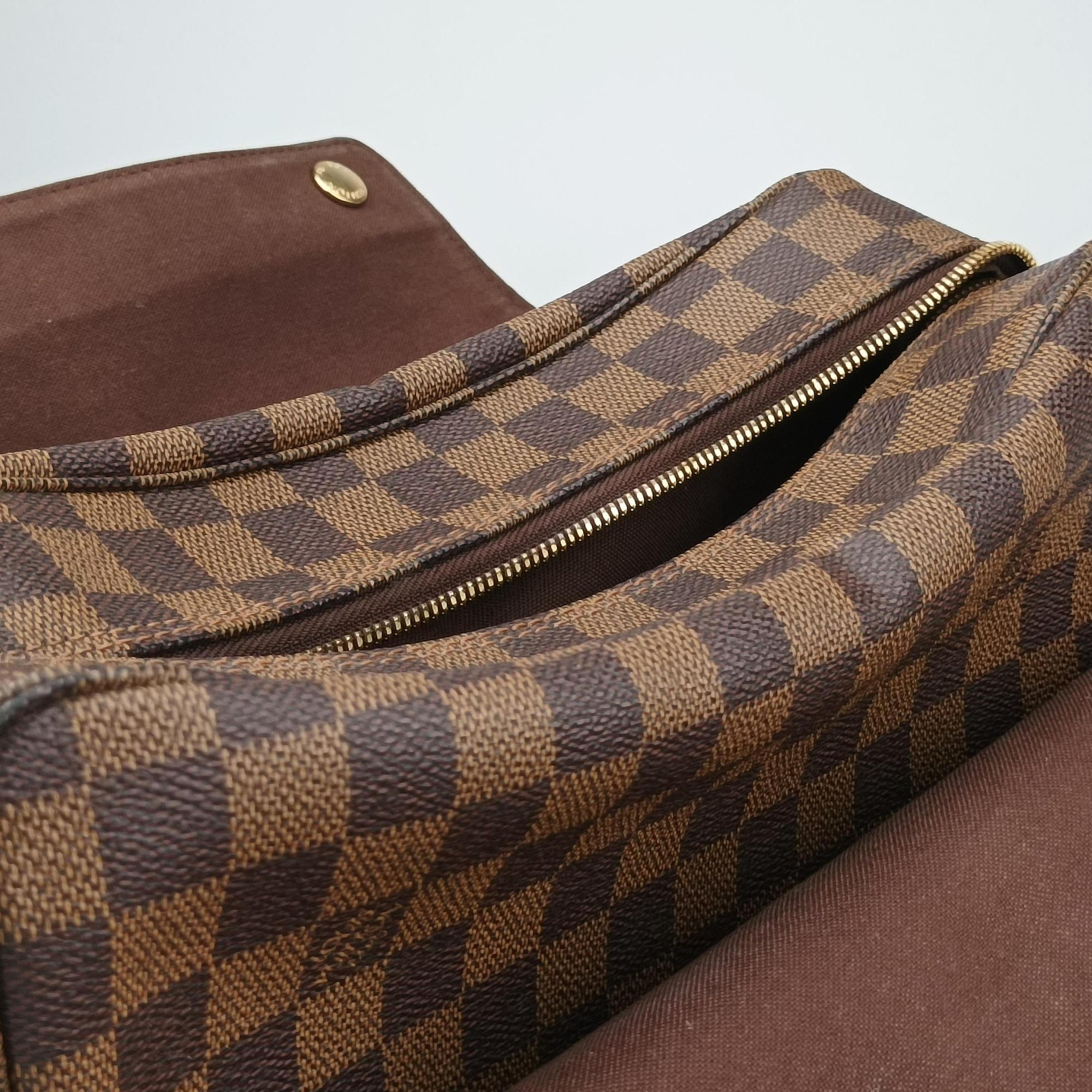 Pre-owned Louis Vuitton NAVIGLIO EBENE Damier Canvas N45255 shoulderbag | stylenewstar
