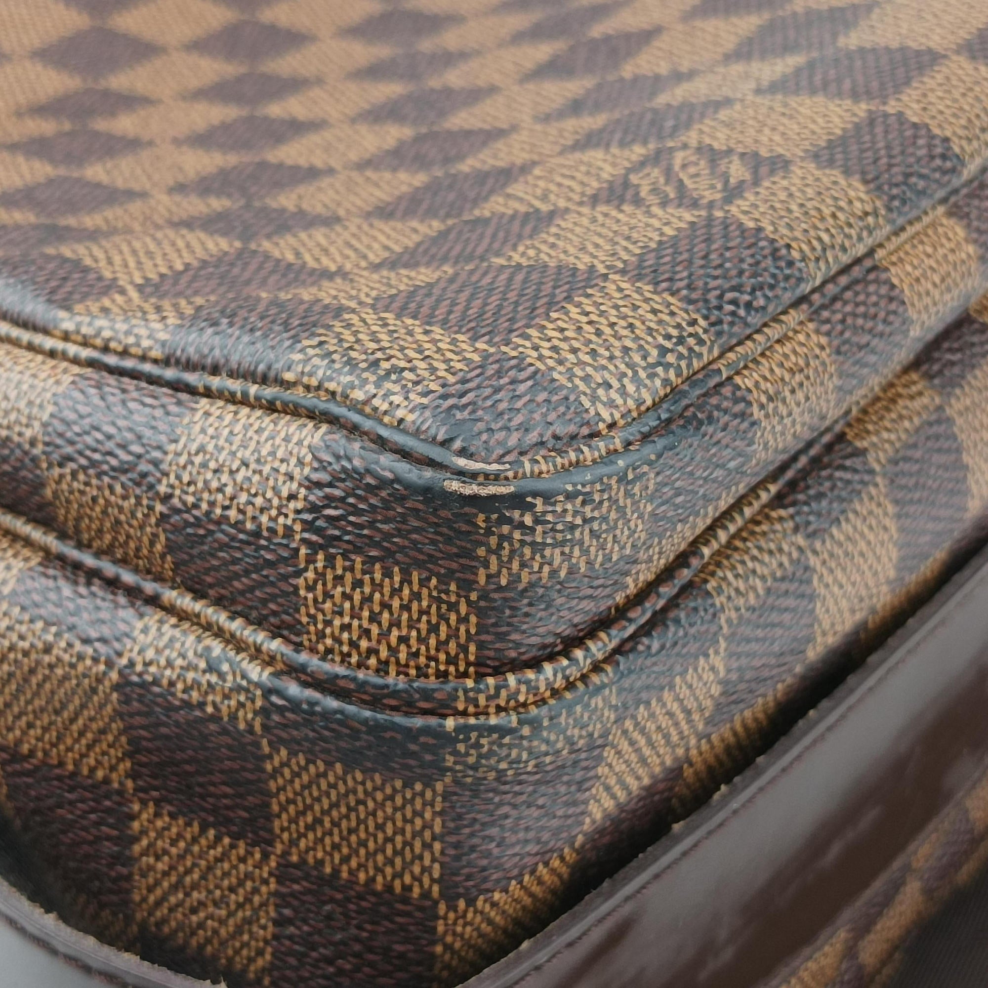 Pre-owned Louis Vuitton NAVIGLIO EBENE Damier Canvas N45255 shoulderbag | stylenewstar