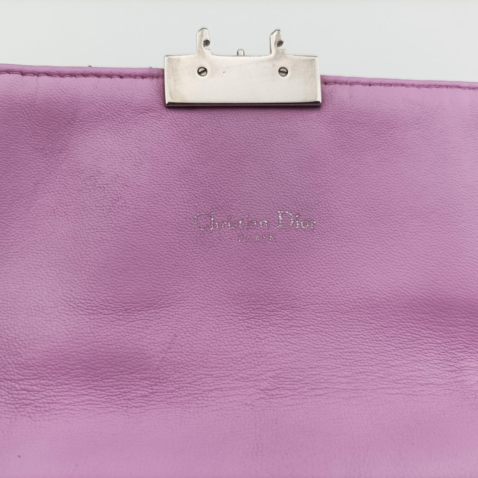 Pre-owned Christian Dior Miss Dior Multicolour Tweed × Leather  shoulderbag | stylenewstar