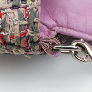 Pre-owned Christian Dior Miss Dior Multicolour Tweed × Leather  shoulderbag | stylenewstar