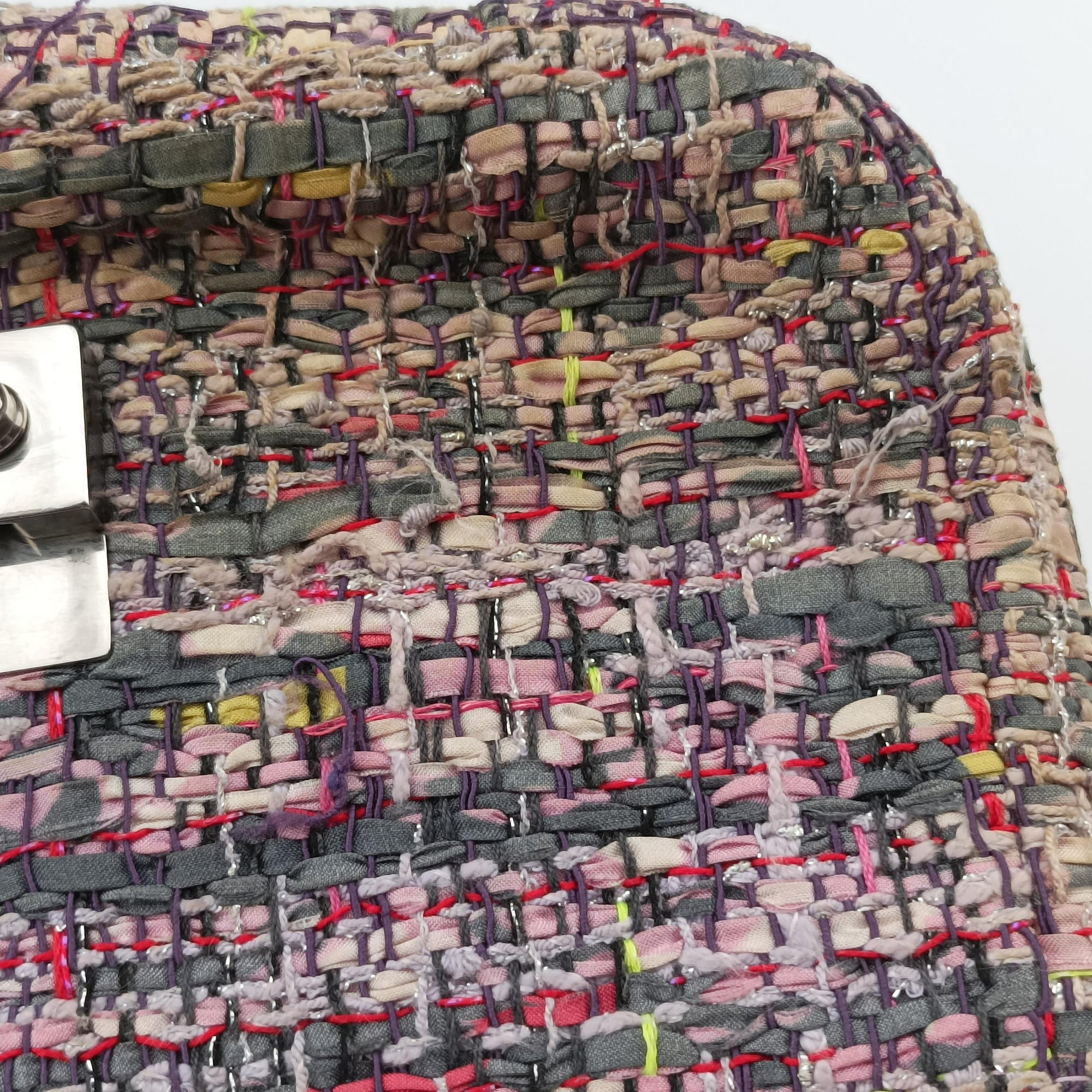 Pre-owned Christian Dior Miss Dior Multicolour Tweed × Leather  shoulderbag | stylenewstar