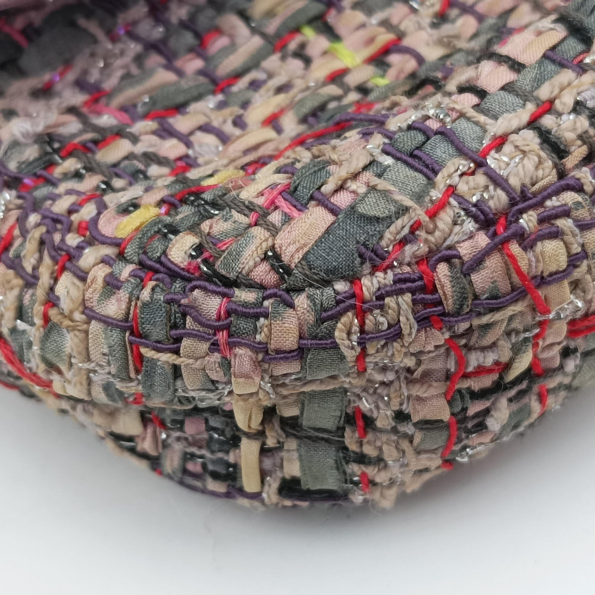 Pre-owned Christian Dior Miss Dior Multicolour Tweed × Leather  shoulderbag | stylenewstar