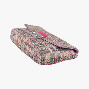 Pre-owned Christian Dior Miss Dior Multicolour Tweed × Leather  shoulderbag | stylenewstar