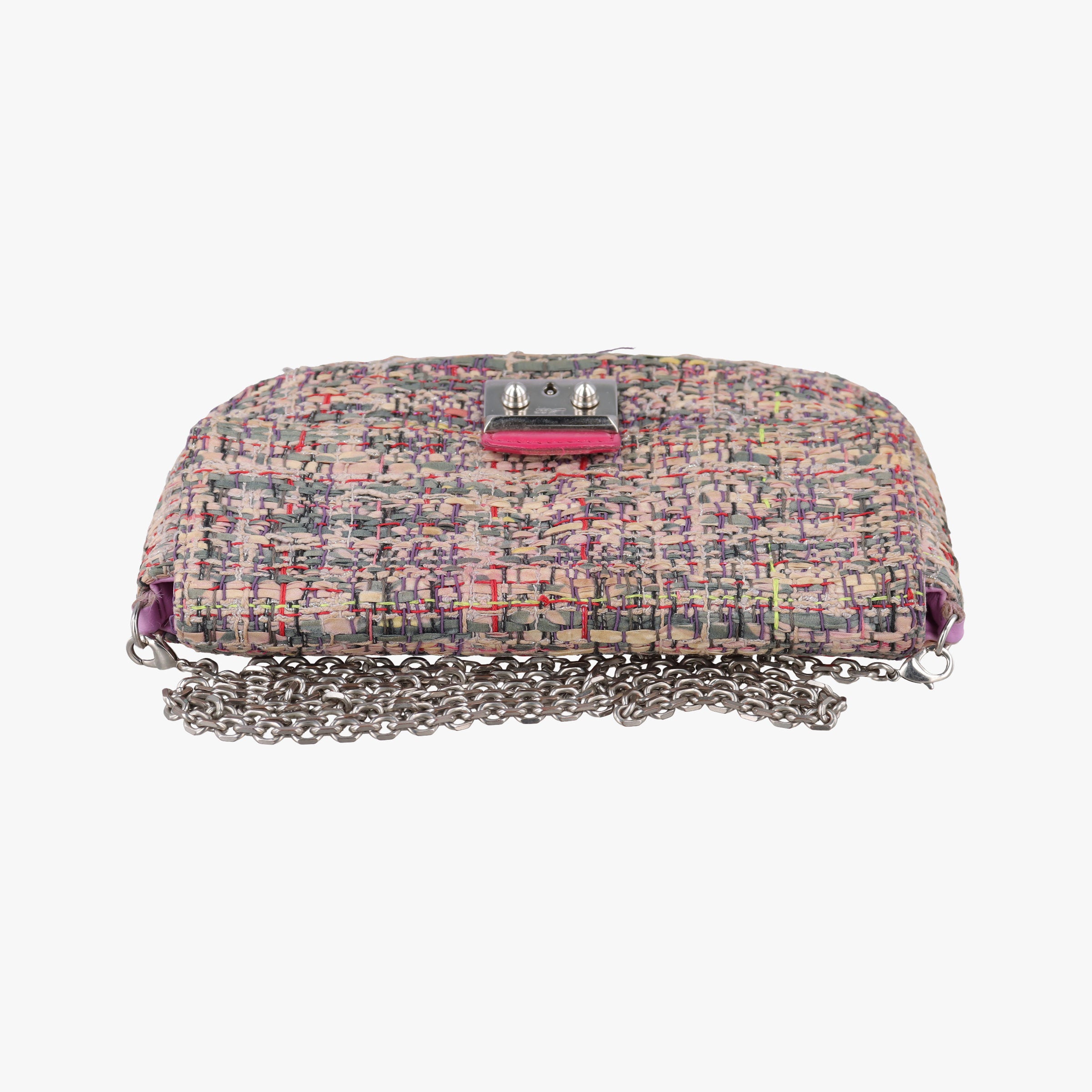 Pre-owned Christian Dior Miss Dior Multicolour Tweed × Leather  shoulderbag | stylenewstar