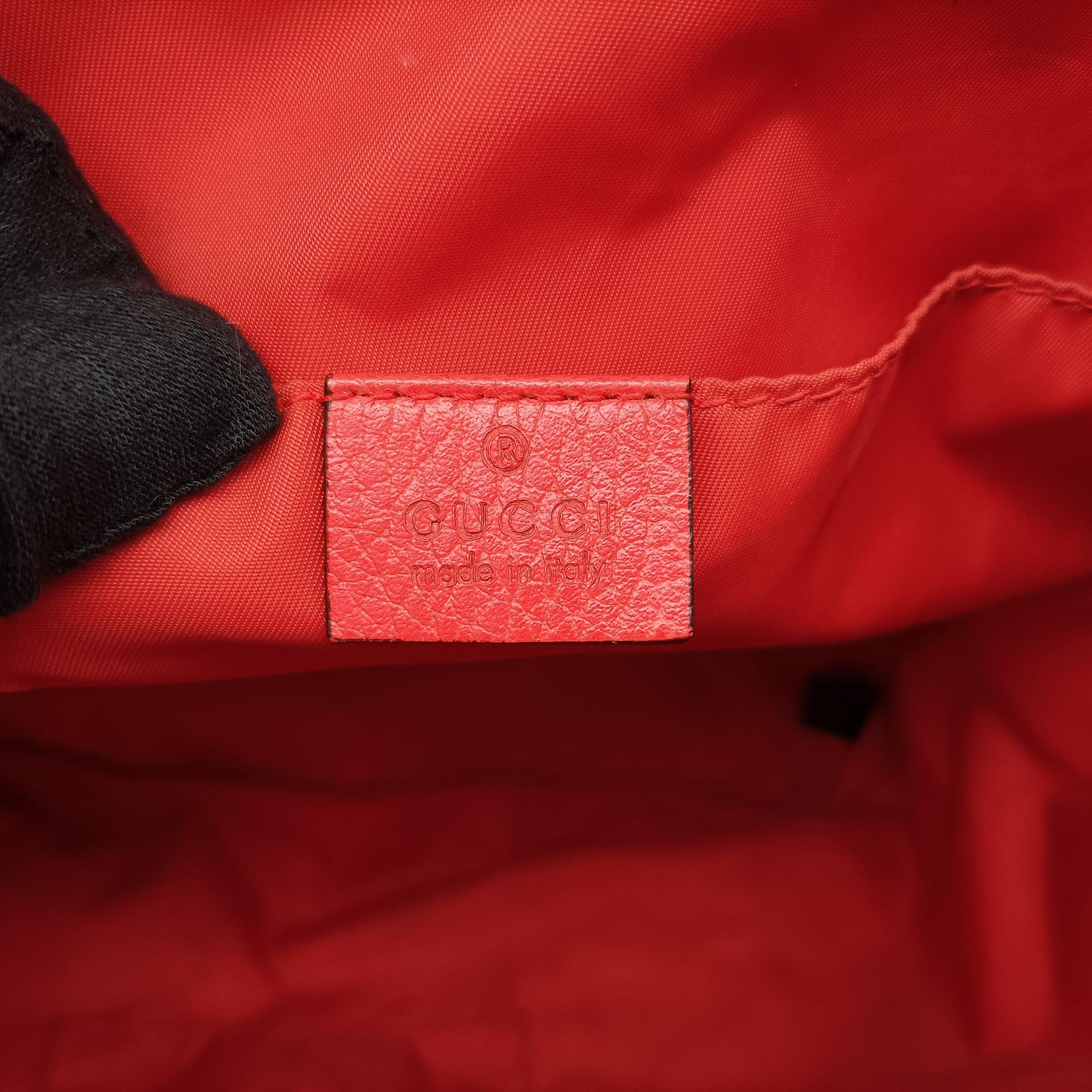 Vintage Gucci GG Monogram Orange nylon 406361 backpack/rucksack | stylenewstar