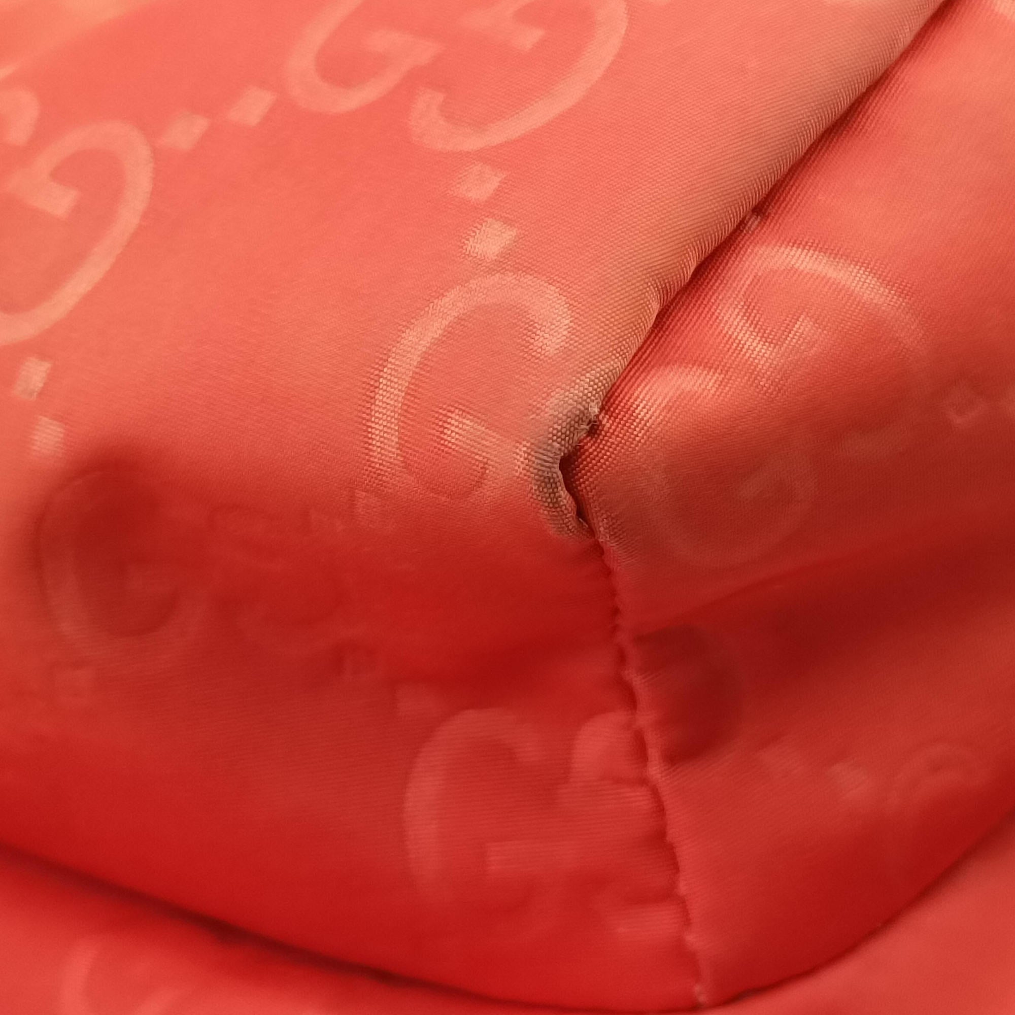 Vintage Gucci GG Monogram Orange nylon 406361 backpack/rucksack | stylenewstar